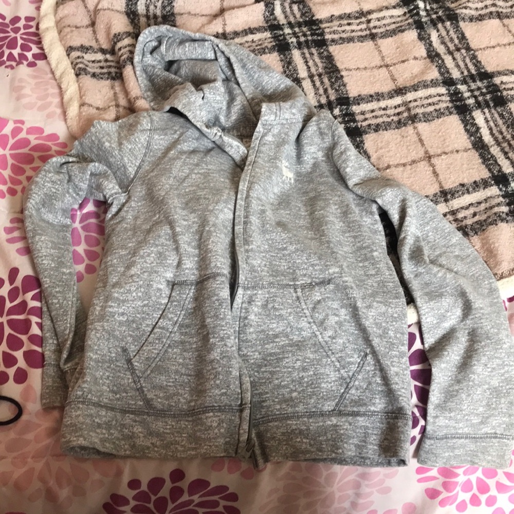 Abercrombie boys zip up sweater